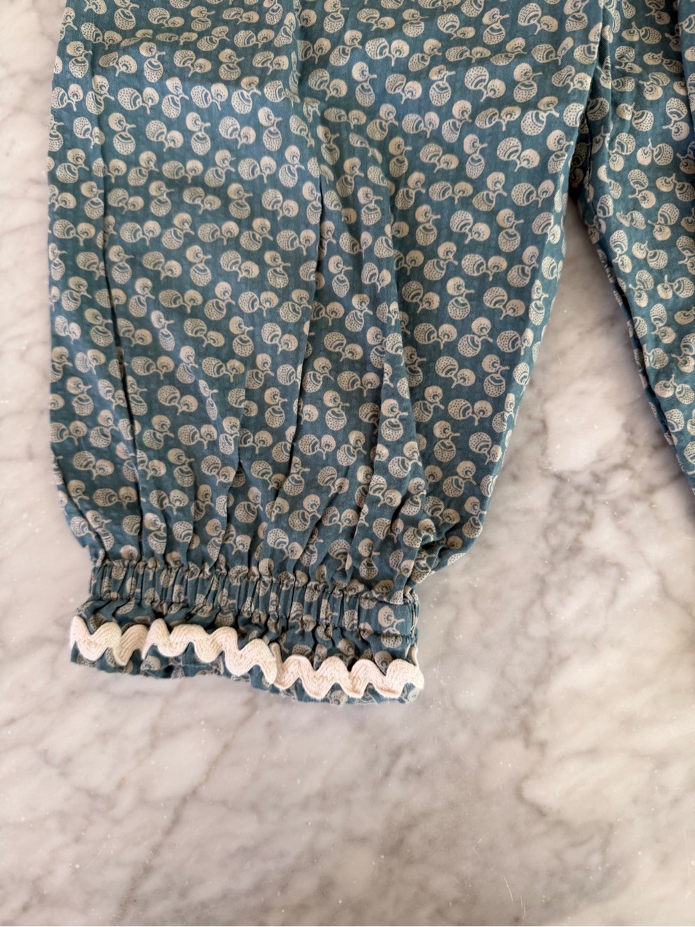 Home Brand Balloon Pants with Ruffled Ankles - Picture 2 of 3